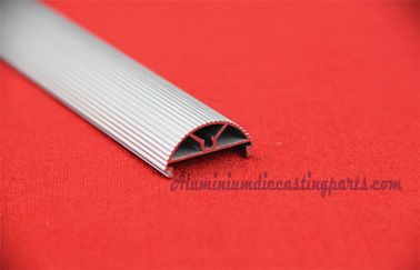 Silver Anodize Aluminum Alloy Extruded Profiles Of LED Fluorescent Tube For Daylight & Sunlight Lamp