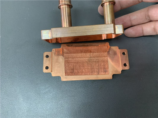 Welding Outfit Passivation Liquid Cold Plate Heat Sink With Connector
