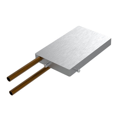 CNC Machining Water Cooled Heat Sink Aluminum  Cold Plate With Copper Pipe